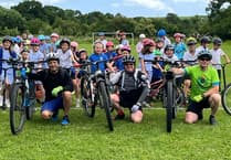 Dads' epic cycling challenge for school