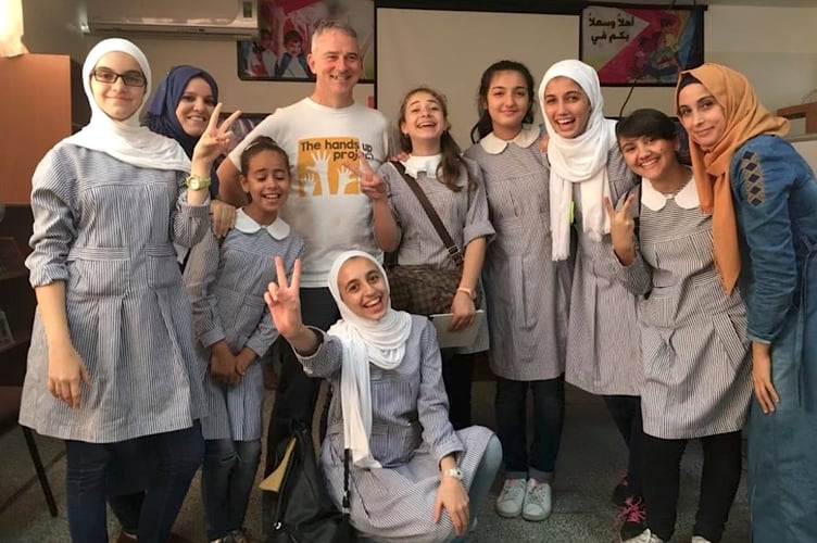 The cast of Welcome to Gaza