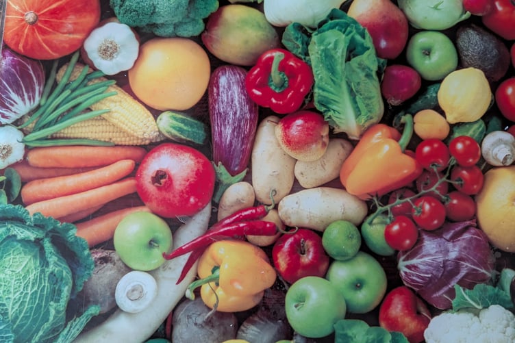 Under half of Devonians are eating their recommended 5-a-day of fruit and vegetables. Picture: LDRS