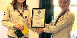 Scout achieves King's Award