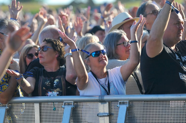 Duran Duran at Powderham Castle. Nile Rodgers & Chic