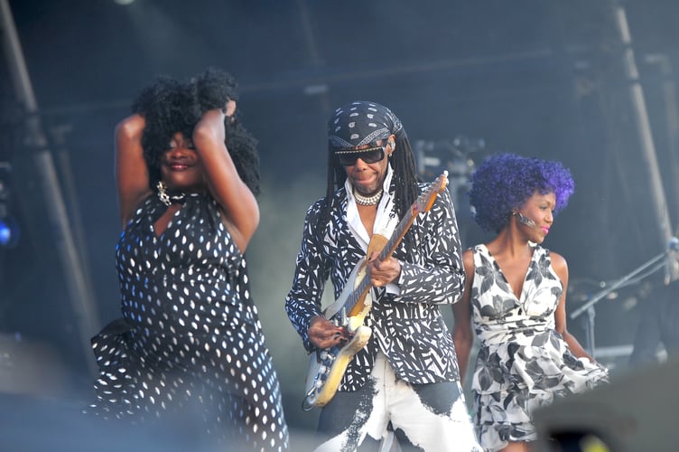 Duran Duran at Powderham Castle. Nile Rodgers & Chic