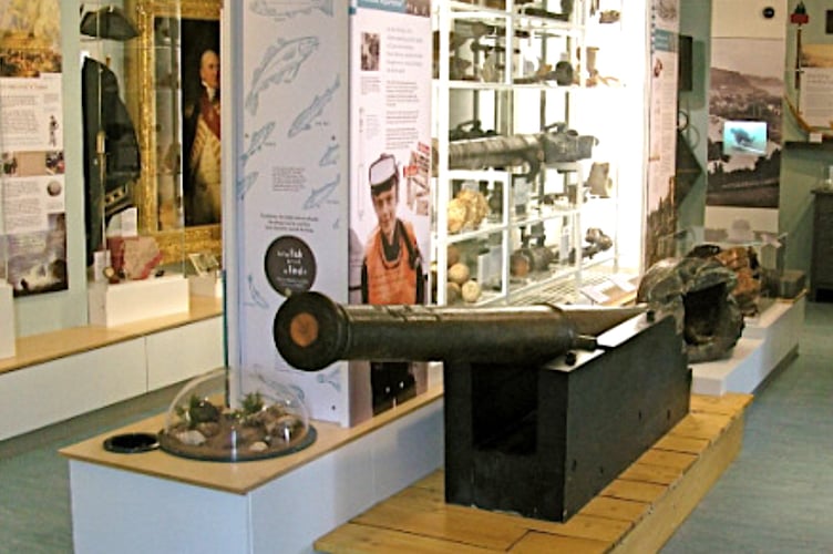 Church Rocks Wreck exhibition in Teign Heritage Centre