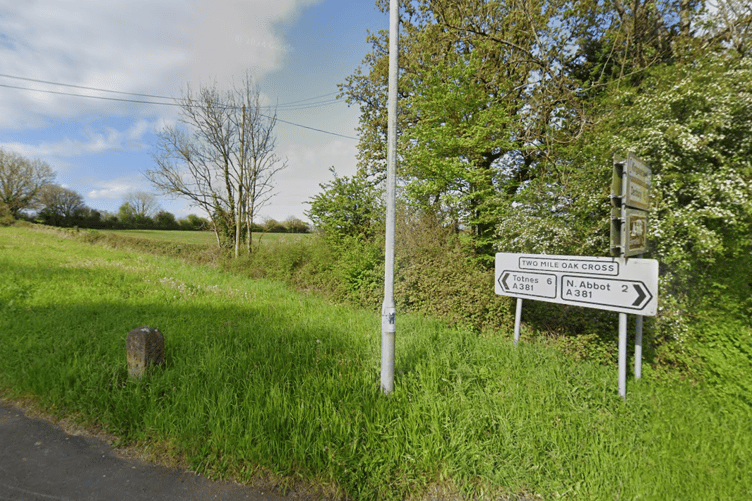 The Battery Box had been proposed for land at Two Mile Oak Cross, a stone's throw from the Two Mile Oak Inn