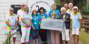 Bowls galore and charity donation for Marina