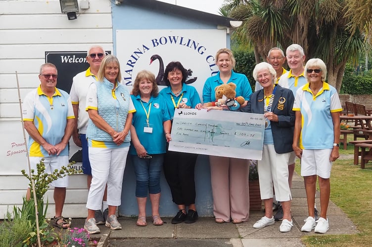 Charity Donations Presentation to Dawlish Community Transport 