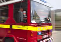 Fire crews battle agricultural fire