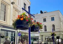 See Teignmouth's vibrant new hanging baskets