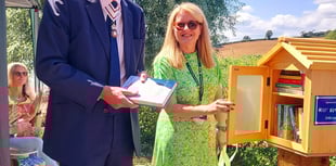 Villagers' celebrate new community library opening
