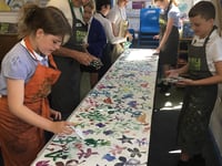 Inspiring art workshop at Chudleigh Knighton Primary
