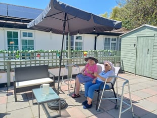 Care home residents enjoy courtyard transformation 