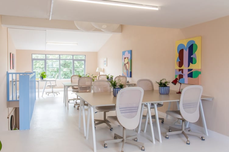 Inside the Good Space hub in Dawlish