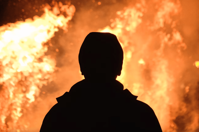 Arson stock image 