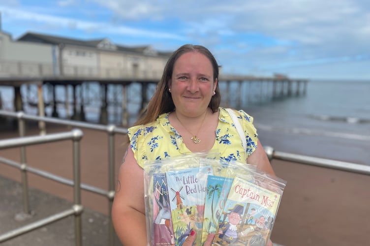 Maria Taylor hopes her book treasure hunt will encourage children to read