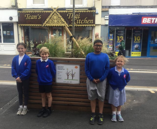 Newton Abbot pupils' artwork on display