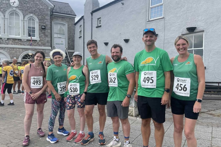 Bovey Valley Runners at Chudleigh Road Race