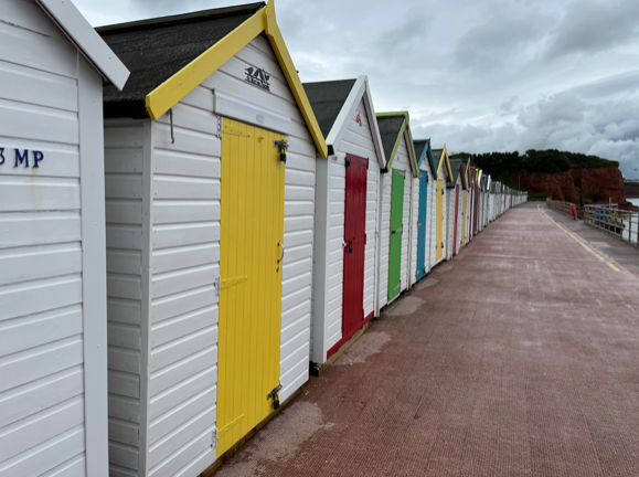 Beach huts at Preston, Paignton