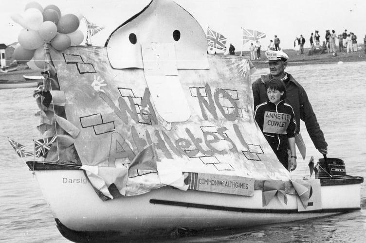 Shaldon Water Carnival from August 1986