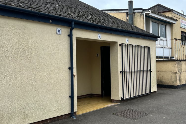 Starcross toilets. Photo Cllr Alan Connett