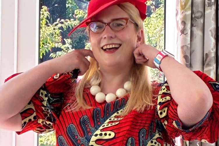 Author Sarah McIntyre. 