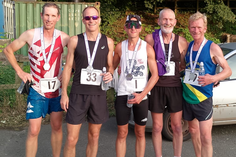 Trotter Roger (far right) at Kingsbridge Fair Week