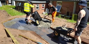 Charity allotment gets boost from construction firm