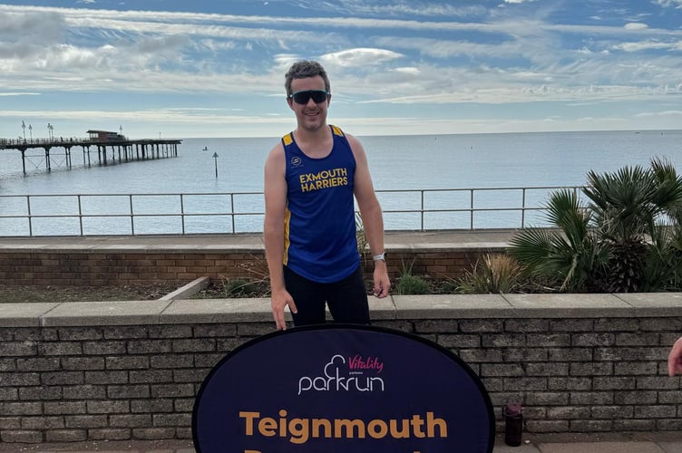 Simon Alpin was Teignmouth's 70,000th parkrunner