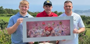 Charity art celebrates Teignmouth rugby legends