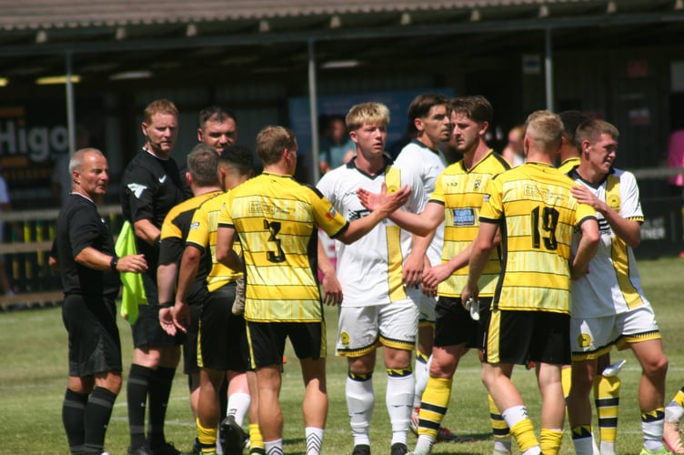 Toby Hard in Torquay United colours