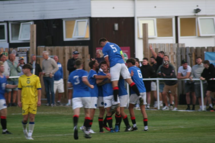 Newton Abbot Spurs celebrations on opening day