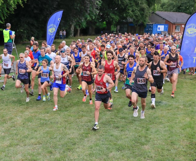Packed field contest Trotters’ Totnes 10k