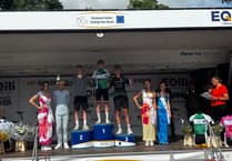 Green jersey podium placing for former Mid Devon cyclist Bayley