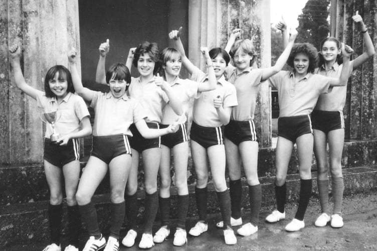 Stover School's all-conquering 1st Year cross country team from April 1992