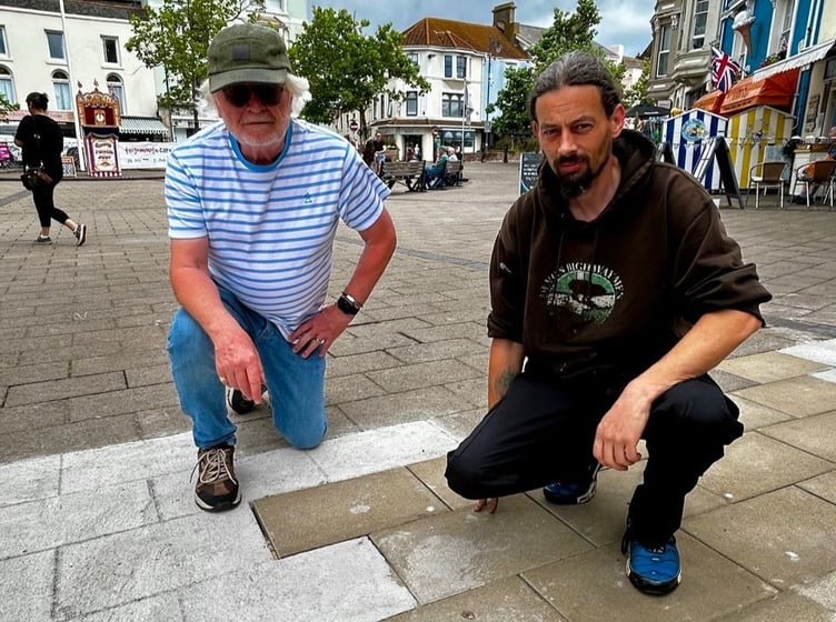 Cllr Underhill and Cllr Dan Comer