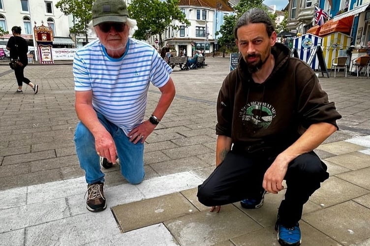 Cllr Underhill and Cllr Dan Comer