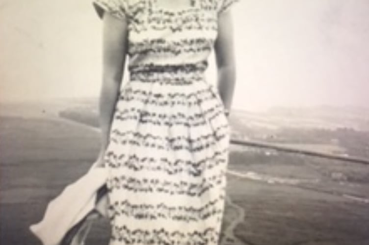 Bobby Blatchford pictured in 1948 at Haytor 
