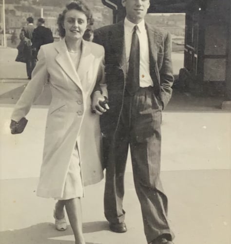 Bobby with husband Don Blatchford 