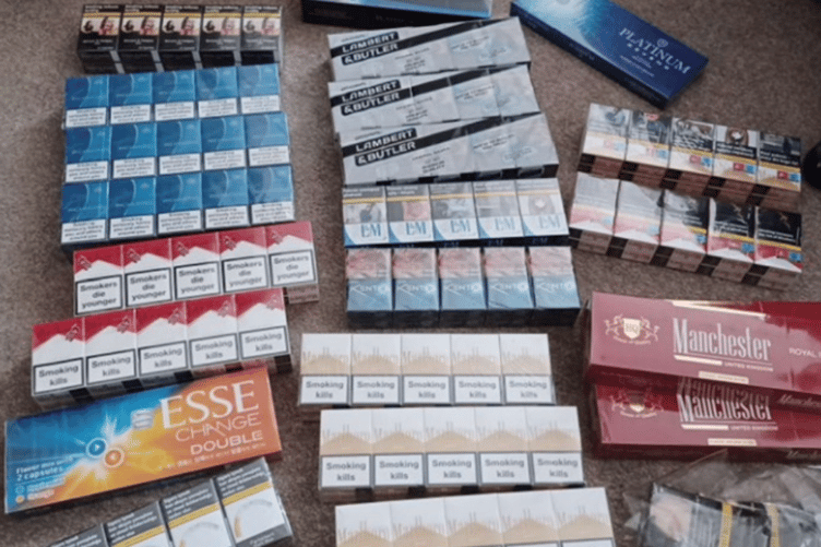Tobacco and vapes found in the flat above Zakopane in Market Street, Torquay