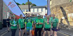 Runners in the carnival spirit