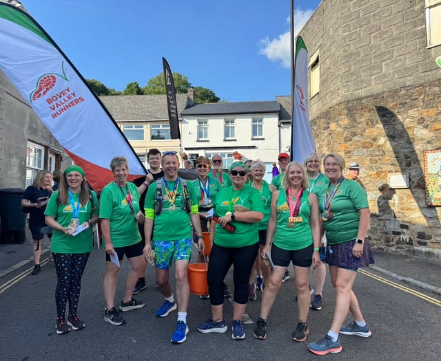 Runners in the carnival spirit