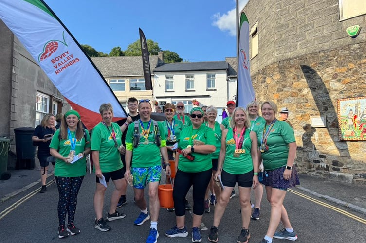 Bovey Valley Runners at carnival