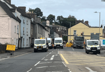 Key road in and out of Newton Abbot closed