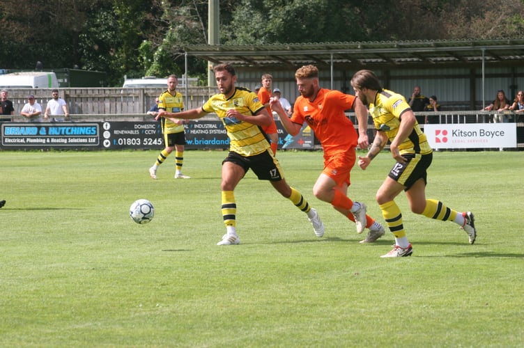 Buckland Athletic duo Cameron Sangster and Owen Stockton