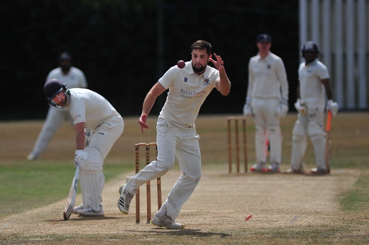 Devon Cricket League C Division West. Ashburton versus Chudleigh. Chudleigh's Will Heather

A bad day at the wicket for Chudleigh who went down 93 all out after 30 overs to Ashburton's 222 all out after 44.3 following their first stint at the crease



