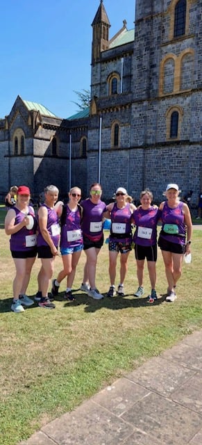 F2R members at Buckfast Abbey
