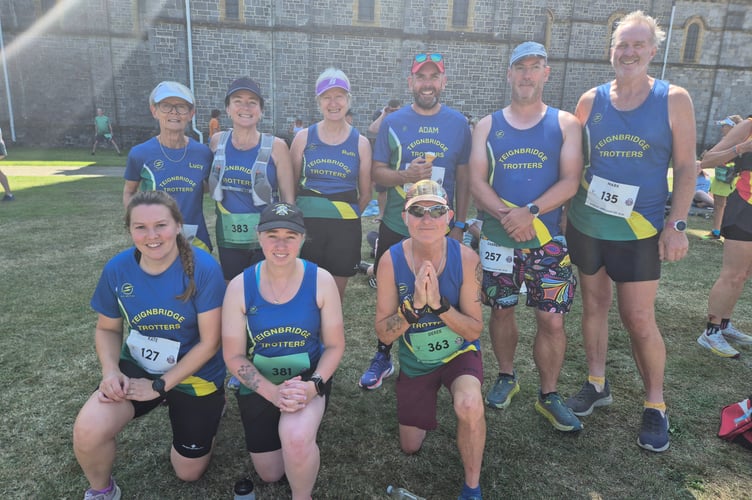 Teignbridge Trotters at Buckfast Abbey.