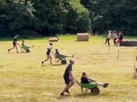 Village limbers up for annual Olympics