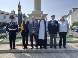 Town marks VJ Day with poignant service