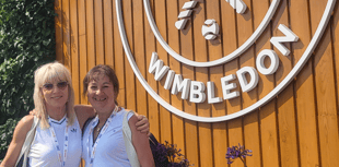 Devon duo's dream Wimbledon debut ends in injury