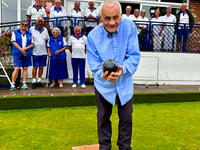 Navy vet battling cancer takes on marathon charity bowls challenge